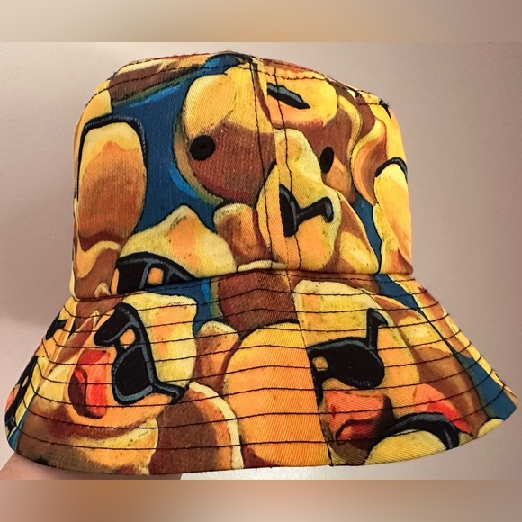 Unisex Rubber Duck Bucket Hat Fisherman Hat Beach Travel Sun Hat Outdoor Cap - Picture 4 of 12